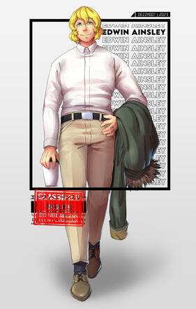 Single figure, full body, full canvas figure