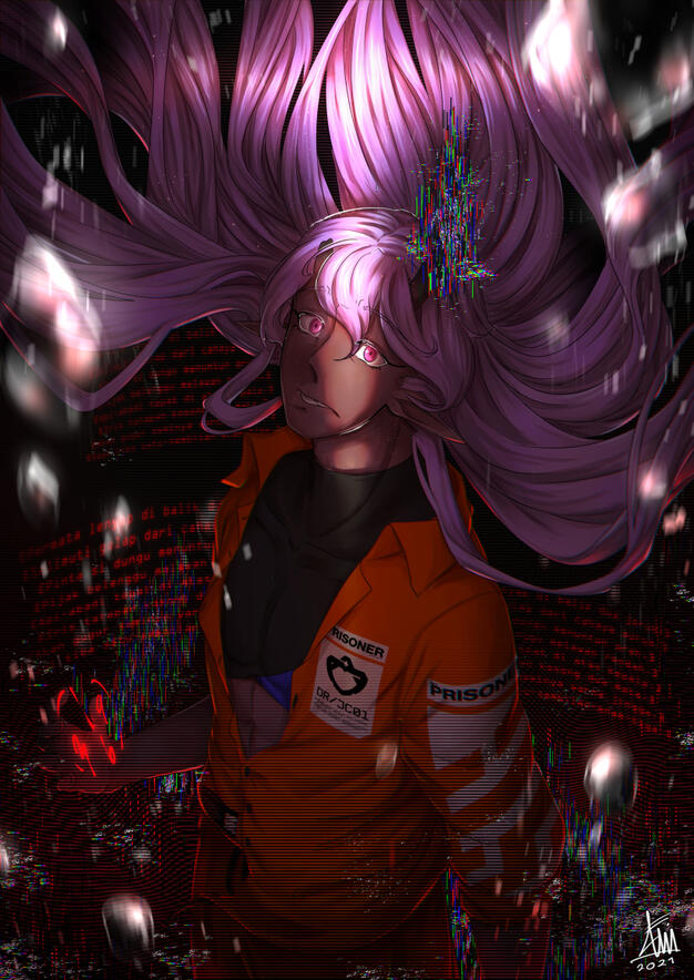 Single figure, half body/waist up, full canvas cut figure